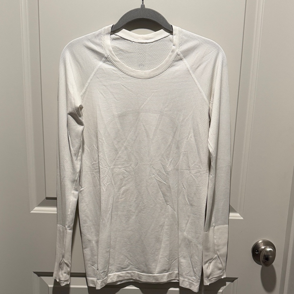lululemon athletica White Long Sleeve Tee